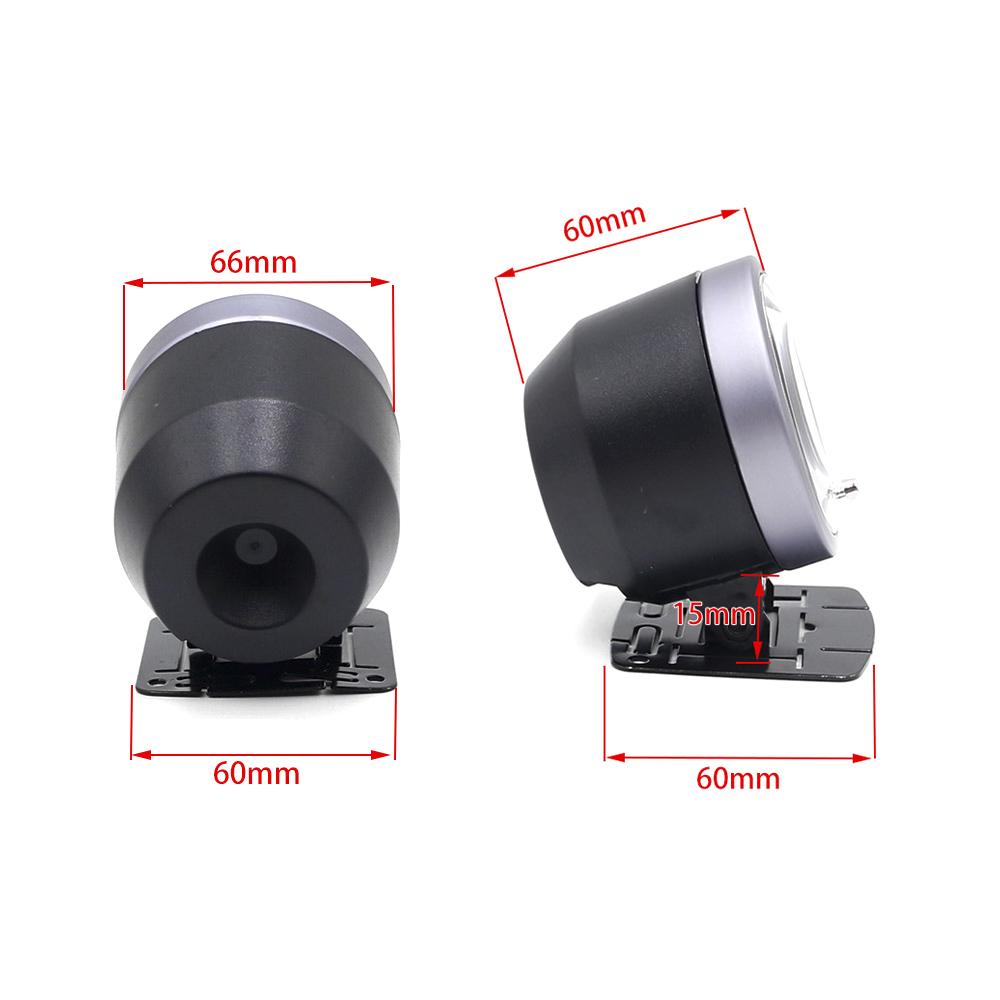 Dynoracing 2.5 Inch 60mm Car Turbo Boost Gauge 3 BAR White&Amber Dual Led Display With Peak Warning Car Gauge Car Meter