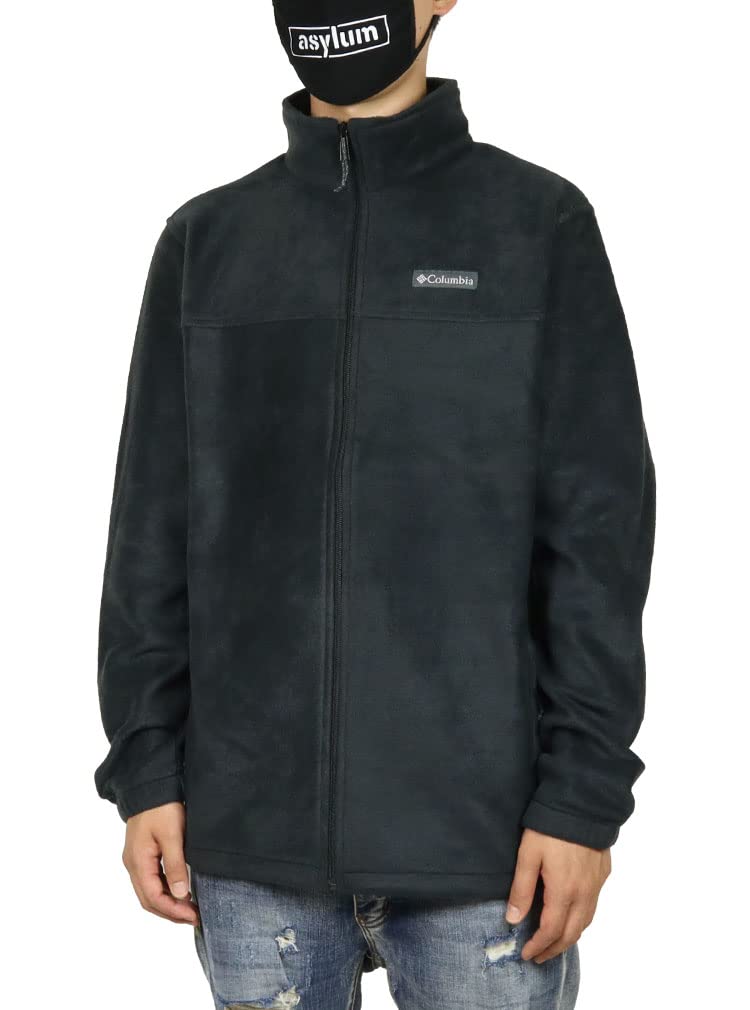 Columbia Men s Fleece Jacket, Size L, Black (010) 089 [Official Japanese Product]