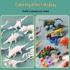 DIY Dinosaurier-Modell Malset für Kinder - Kreatives Graffiti-Spielzeug für Jungen und Mädchen