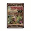 Retro Metal Wall Art for Living Room Decor 20x30cm