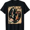 Nishikigoi Kapr Koi Ryba Umění Japonsko Třešeň T-Shirt