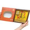 999 Pure Gold Year of the Horse Treasury Photo Frame - New Chinese Style God of Wealth Ornament for Office Display.