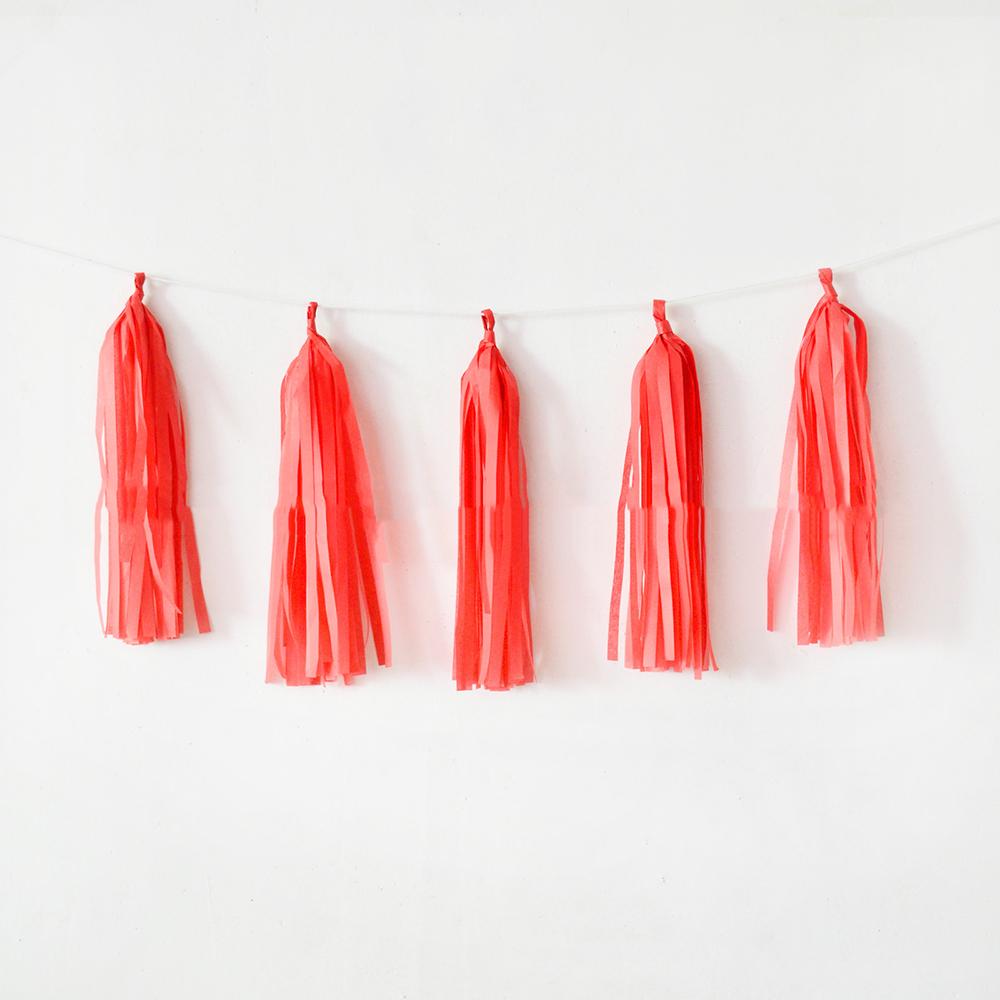 Colorful Paper Tassel Wholesale Birthday Party Wedding Decoration Christmas New Year Scene Decor Vivid Hue Pull Flower Supplies