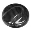 Rear Carbon Fiber Car Gas Fuel Tank Cap Cover Lightweight Replacement for R55 Clubman Models 2009‑2014