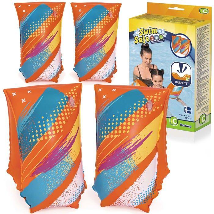 Brassards de Natation - BESTWAY - 32274 - Taille L/XL - 2 Chambres - TPU