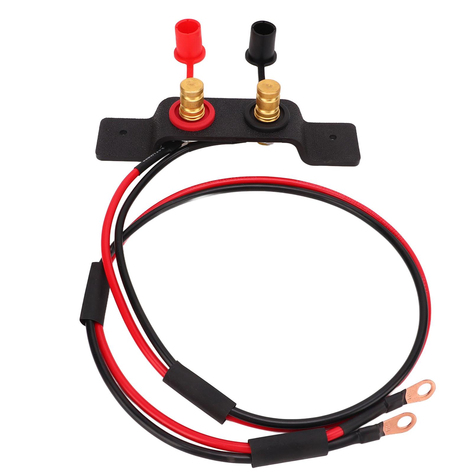 

Battery Terminal Relocation Kit 1.2m Cable Charging Jump Post Replacement for Can Am