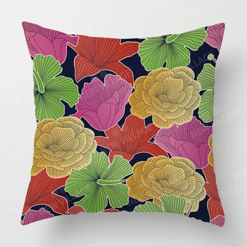 

Современный декор гостиной дома Наволочки для подушек Подушка диван 35x35см 40x40 60x60см 45x45см 40*40 наволочка бохо растение скандинавский 16x16in 40x40cm