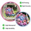 Spring Gnome Window Clings Floral Berries Gnome Glass Stickers Double-Sided Reusable Static Decals