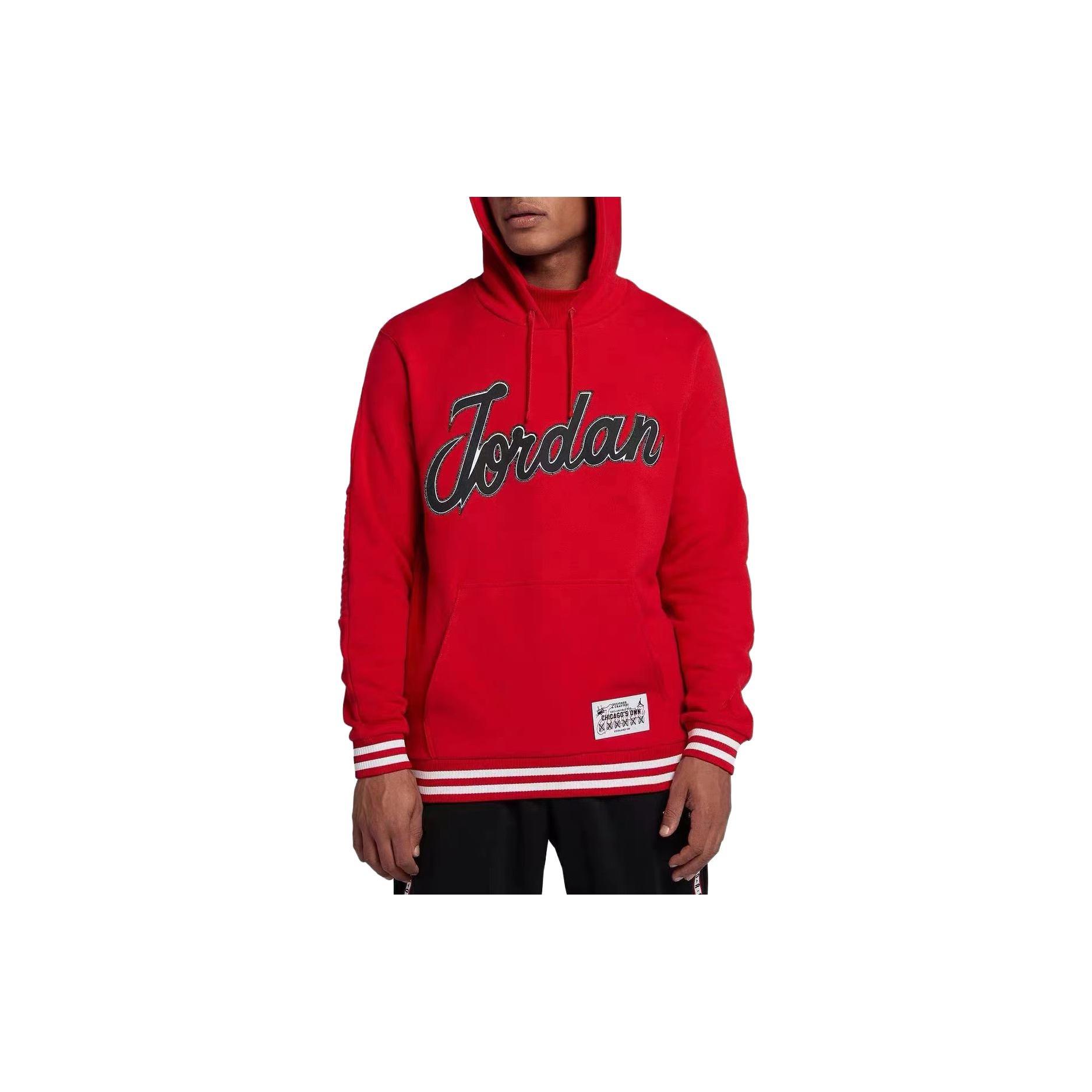 Air Jordan Word mark Hoodie Red Men s BQ5181-657 S