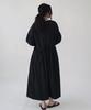 Keullaepeu Wave Puff Cotton Dress_Black