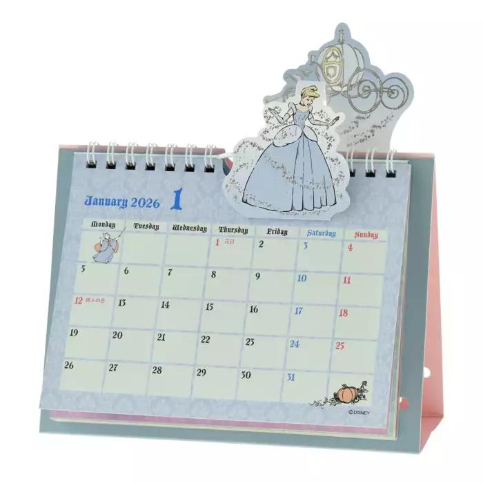 Disney Disney Character Pop-Up Desk Calendar Metallic 2026 Japan NEW
