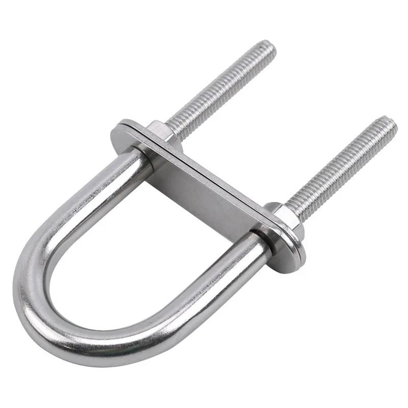 New Bow Stern Eye U-Bolt Stainless Steel Marine Bolt Rope Rigging Replace Rowboats Accessories U