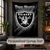 Personalized Wall Tapestry,Las Vegas Raiders Custom Text, Soft Fabric Wall Art For Indoor Decoration
