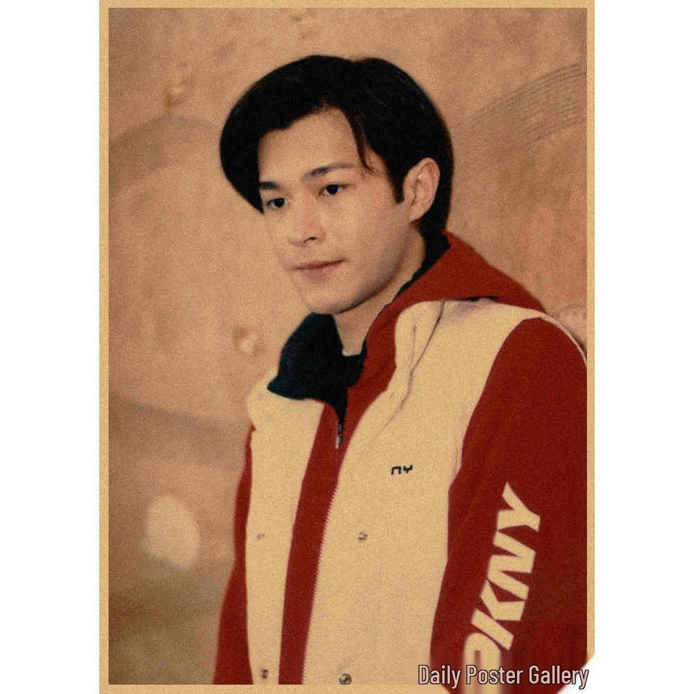 Louis Koo Retro Poster: Handsome Hong Kong Star Wall Art 29.7X42cm (A3 size)