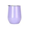Stainless Steel Wine Cup 12oz Double Layer Eggshell Cup Rainbow Paint Gradient U Shaped Beer Mug
