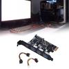 4-Port PCI-E To 1x Type-C 3x Type-A USB3.0 4-Port PCI-Express Pansion Card with Internal 19-Pin Connector