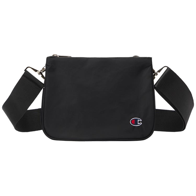 New Champion Fabric Letter Bag, Shoulder Bag, Crossbody Bag Regular Unisex Gray Blue/Black EW-VBG05