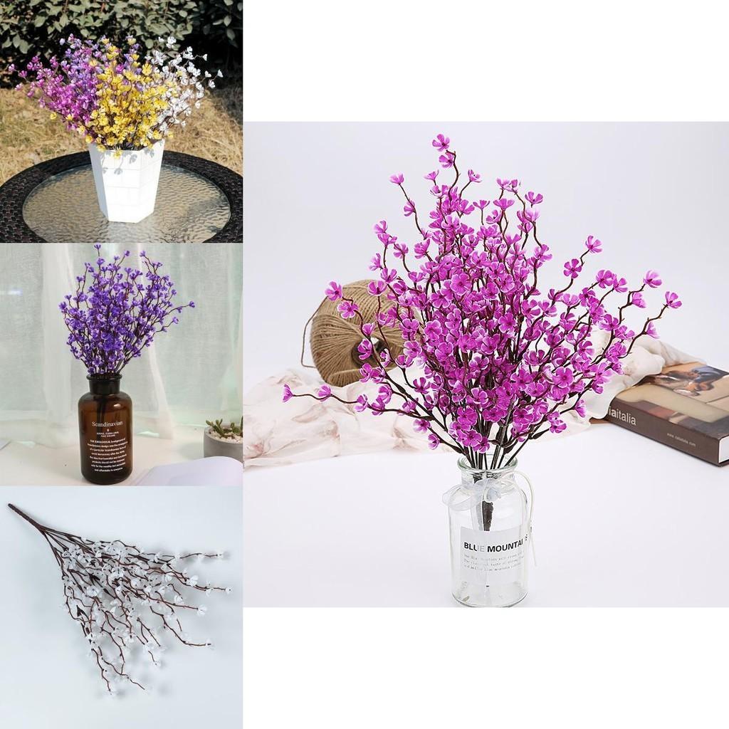 Realistic Artificial Plum Blossom Branches For Elegant Home And Office Decor