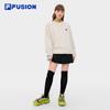 FILA FUSION Unisex Trendy Knit Pullover Sweatshirt