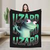 CUTE Tom Lizard  Hoppers  Fuzzy blanket  Funny Throw blanket for Home Hotel Sofa  200x150cm Bedspreads,