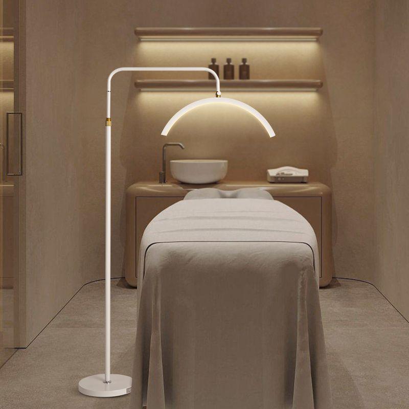 Beauty Light U-Shaped Floor Lamp: Super Bright, Eye-Protective Lighting for Eyelash Extensions, Manicures, Tattoos, Freckle and Acne Treatments.