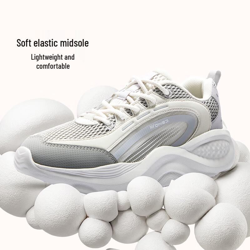 361° Mian Yun Women's Breathable Retro Chunky Platform Sneakers