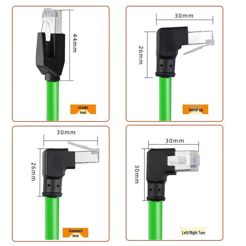 Yidesheng Industrial Cat6a Double Shielded Profinet Ethernet Cable