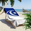 Portsmouth FC Print Beach Towel, Large Soft Quick Dry Towel for Beach Camping Swimming