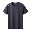 Large Size Ice Silk Short-sleeved Men's Loose Quick-drying Breathable T-shirt Casual Sports Top