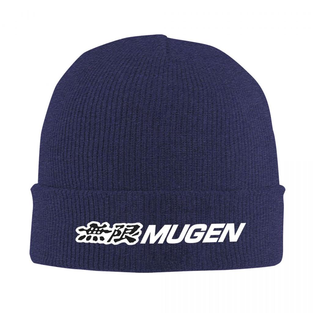 Mugen Motorsports Power Warm Knitted Cap Hip Hop Bonnet Hat Autumn Winter Outdoor Beanies Hats for Men Women Adult