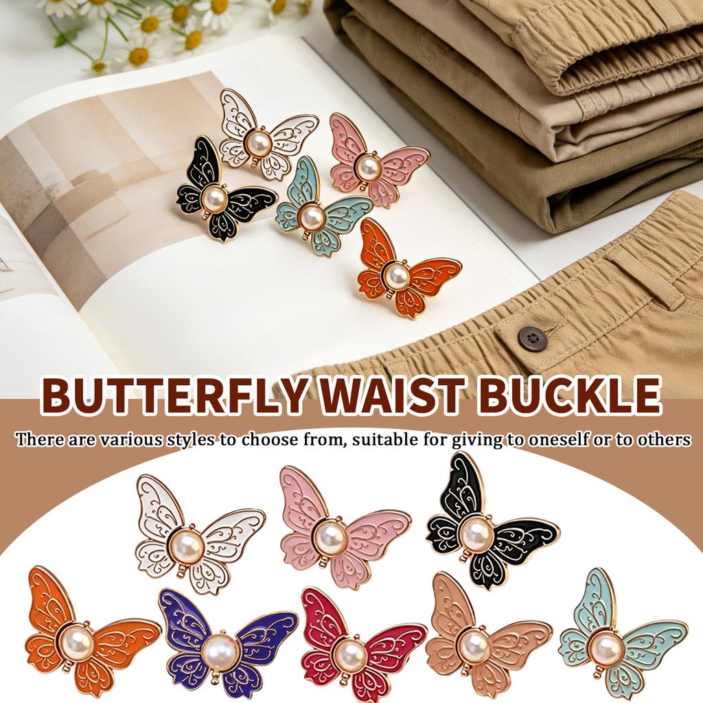 Pant Waist Tightener Flower Buttons Pins For Loose Jeans