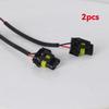 2x 9005 HB3 9006 HB4 Bulb Sockets Female Adapter Connector for Headlight Fog Conveninently and Simple Install Lamp Bulb Light
