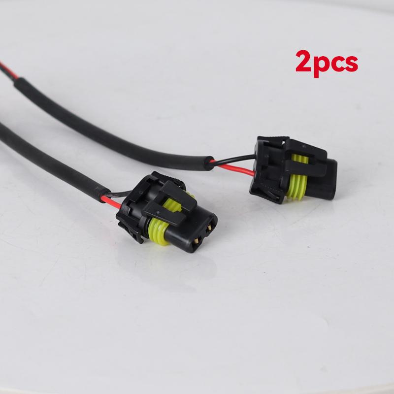 2x 9005 HB3 9006 HB4 Bulb Sockets Female Adapter Connector for Headlight Fog Conveninently and Simple Install Lamp Bulb Light