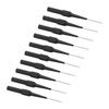 10Pcs 1mm Pen Point Puncture Free Wire Test Probe 4.0mm Jack Pin Seat Auto Parts Connector 26.010Black