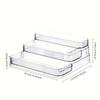 Perfume Storage Box-Cosmetic Storage Box, Sturdy Transparent Rack, Suitable for Kitchen and Bathroom Countertop Cabinet Storage
