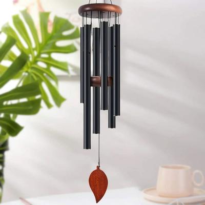 Retro Metal Wind Chime High-end Aluminum Tube Wind Chime Home Wall Hanging Decoration Soft Decoration