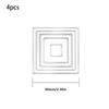 4pcs Shock-Absorbent Ccutting board feet Self Adhesive Feet Pad Portable Silicone Pads  Appliances