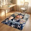 Personalized Crystal Velvet Carpet,Central Cee Custom Printed Name, Plush Area Rug For Home Indoor Decor