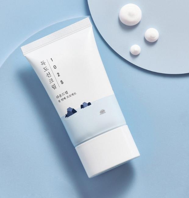 Round Lab 1025 Dokdo Crème solaire | Crème solaire coréenne légère SPF50+ PA++++