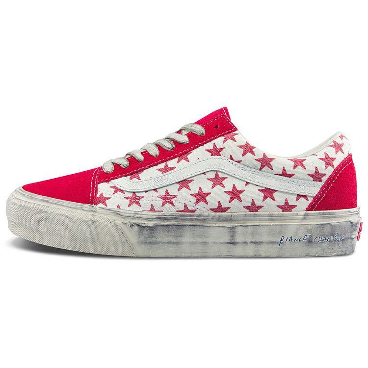 Bianca Chandôn x Vans Old Skool VLT LX Stressed Red Унисекс Кроссовки Белые VN0A4BVFY52 35