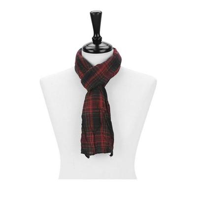 Men's Checked Scarf Muffler 241VNM