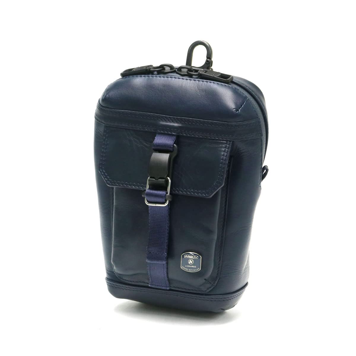 

Сумка Habit Shoulder Series Водонепроницаемая JES Кожаная Porch Темно-синяя [Assobu] 072100-75