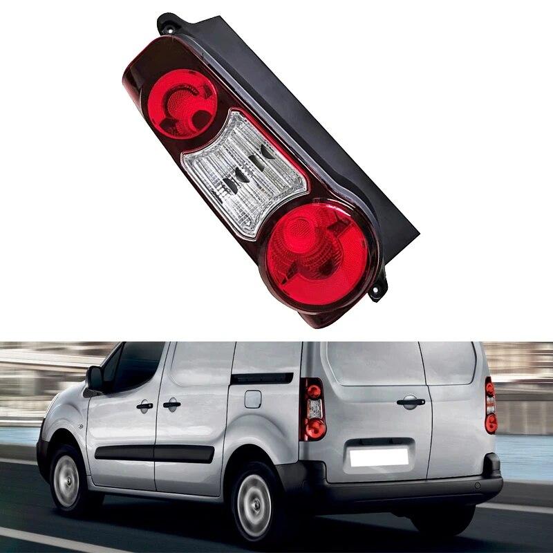 Car Rear Tail Light Housing for Peugeot Partner Citroen Berlingo MK2 Van 3 2012 2013 2014 2015-2019 2 Rear Door Models