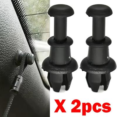 2 pezzi Gancio Laccetto per Bagagliaio Auto 1M6867574A Clip di Fissaggio Adatta per Clip Staffa Vassoio Vano Bagagli Auto