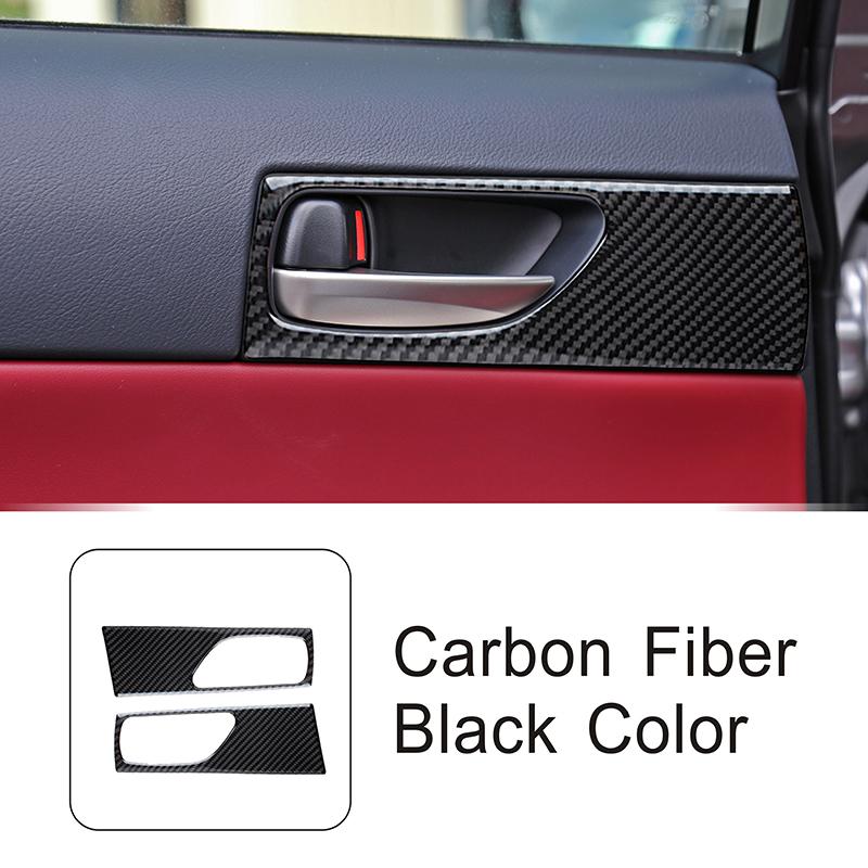 

Углеродное волокно, ручка задней двери автомобиля, чаша, рамка, накладка, наклейки для Lexus IS250 2013-интерьер 2 pieces