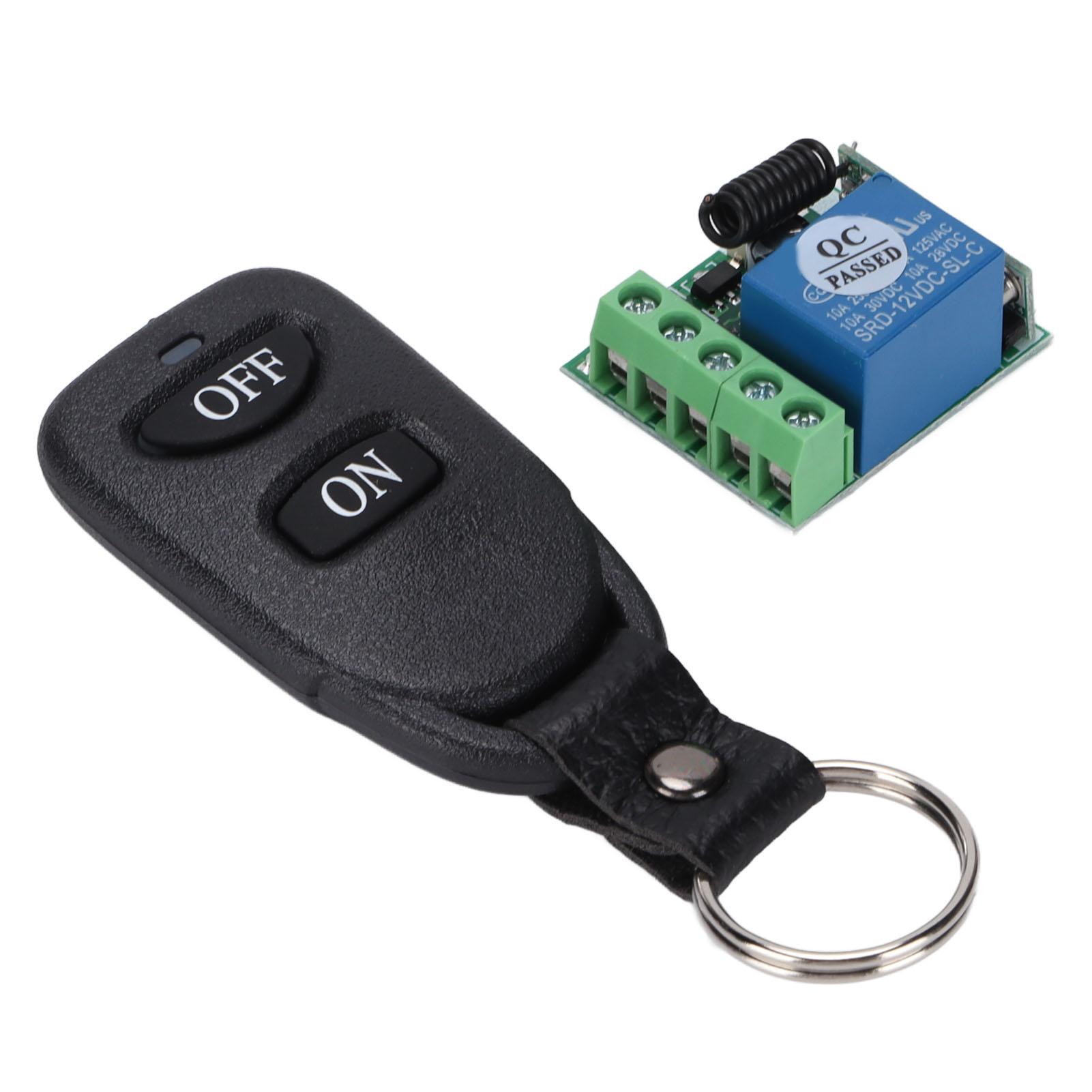 

Релейный дистанционный переключатель одноканальный обучающий релейный пульт дистанционного управления с 2 кнопками DC 12V