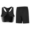 Li-Ning Summer Lightweight Sports Bra Comfortable Shorts Yoga Set Women activewear LNXY002-1+LNXY407-1