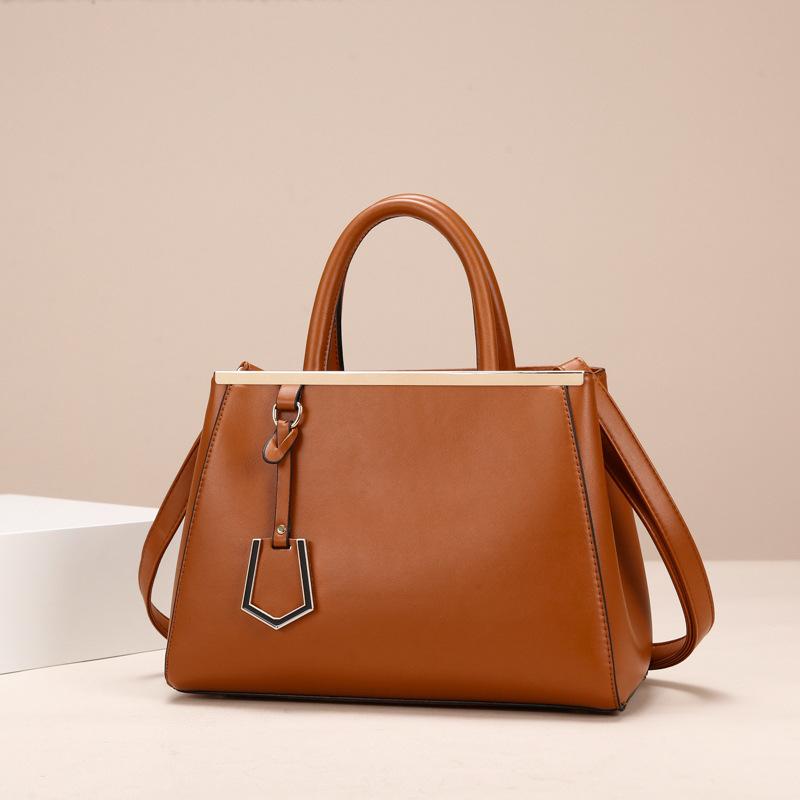 Geantă simplă de mare capacitate, modă nouă pentru femei, retro, tip poștaș, geantă de mamă, versatilă, populară, portabilă, tip tote