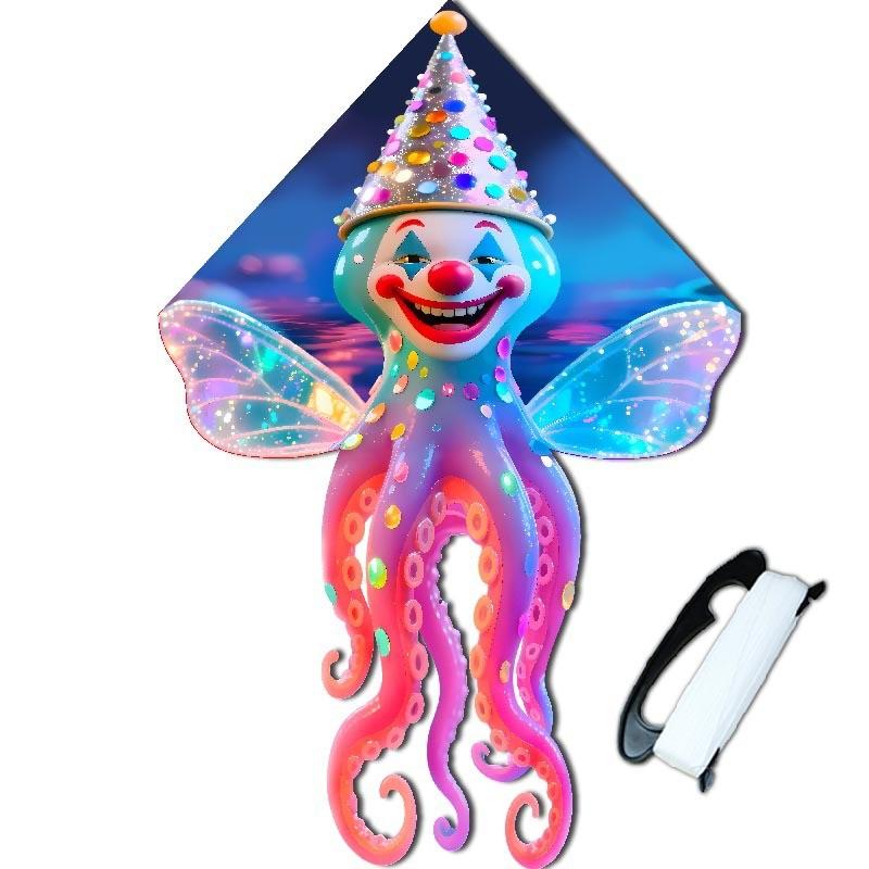 

Cartoon Octopus 3d Kite With Polyester Material For Childrens Outdoor Play 1.4M