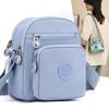 Small Bag Women's New Casual Korean Fashion Shoulder Bag Nylon Crossbody Bag Multi Pocket Small Square Bag